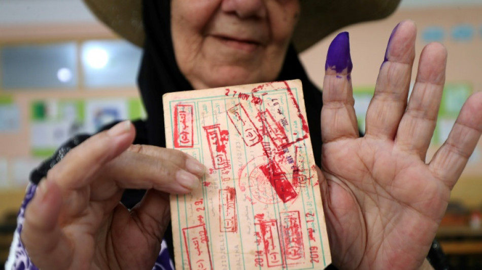 El presidente de Argelia Abdelmadjid Tebboune es reelecto con casi el 95% de los votos