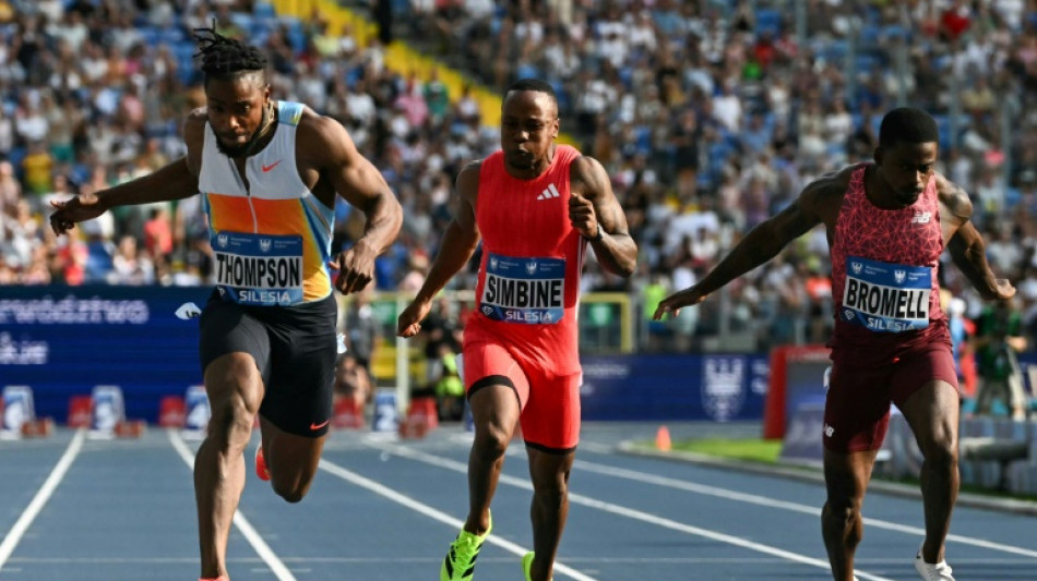 Thompson beats Lyles in first 100m head-to-head since Paris Olympics