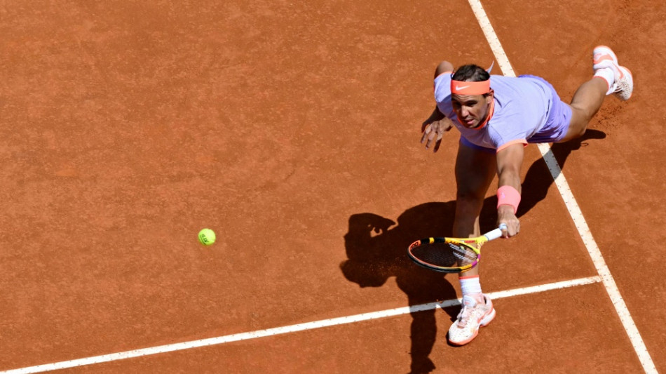 Nadal k&auml;mpft sich in die zweite Runde von Rom
