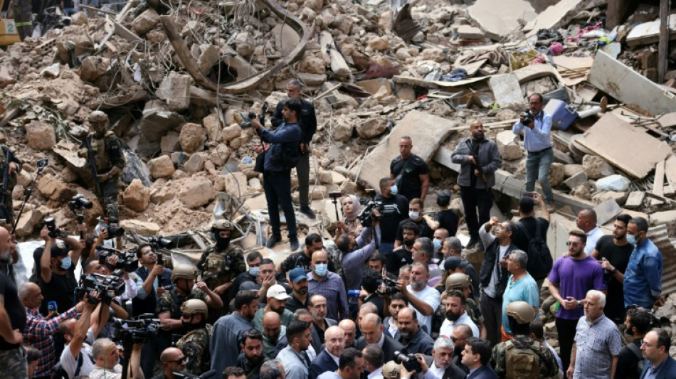 El presidente del Parlamento iran&iacute; visita el lugar de un ataque israel&iacute; en Beirut