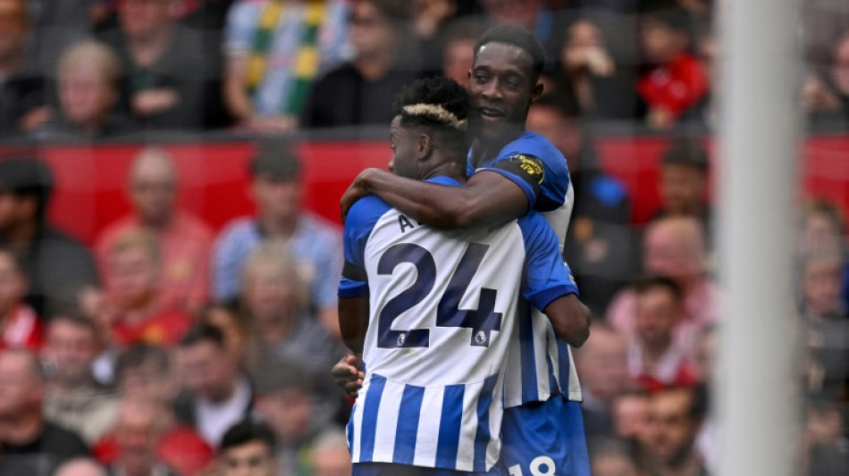 Brighton thump Man Utd as Man City come from behind