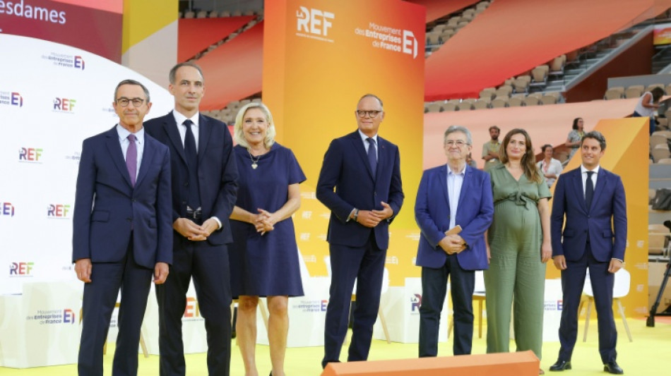 Au premier d&eacute;bat de la pr&eacute;sidentielle, M&eacute;lenchon interpelle les patrons, les candidats se divisent sur l'&eacute;conomie