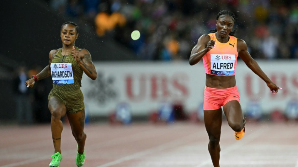 Athl&eacute;tisme: Richardson s'offre Alfred &agrave; Zurich, la pluie sape les espoirs de records