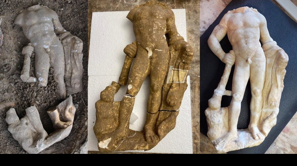 A Montaione scoperta statua di Ercole di et&agrave; romana