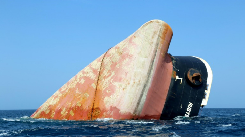 Expert says 'no immediate danger' from sunken ship off Yemen 