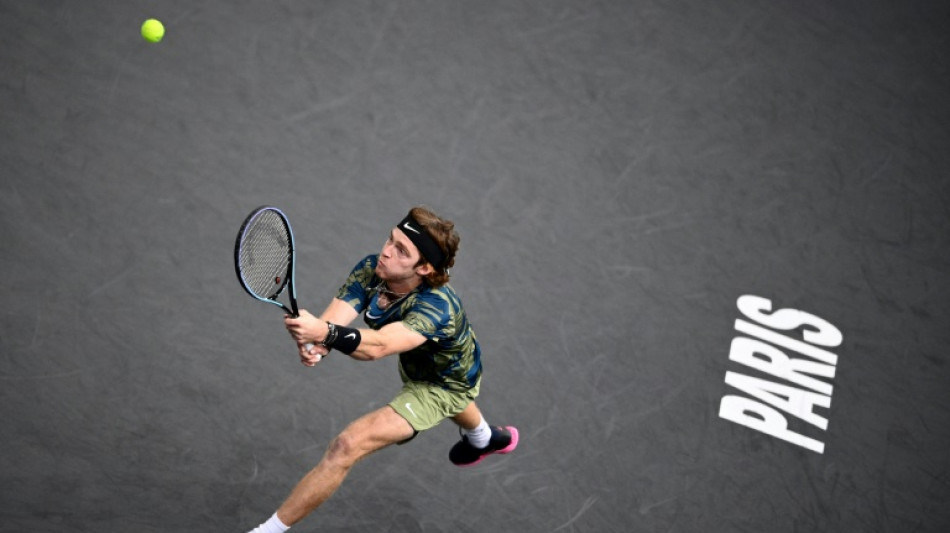 Masters 1000 de Paris: Rublev, premier qualifi&eacute; pour les 8e de finale