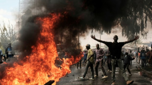 Zusammenst&ouml;&szlig;e zwischen Demonstranten und Polizei in Kenia