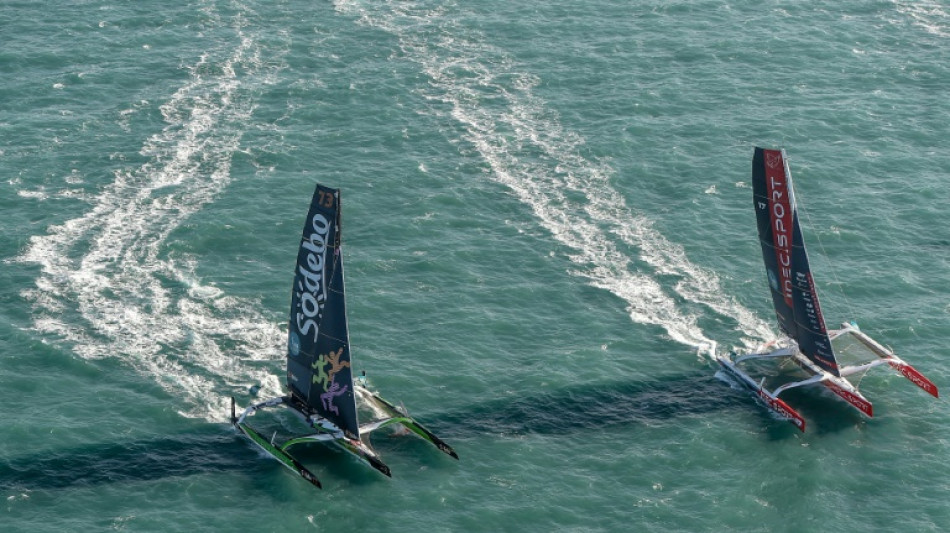 Route du Rhum: Sodebo rattrape Caudrelier, sous le coup d'une p&eacute;nalit&eacute;