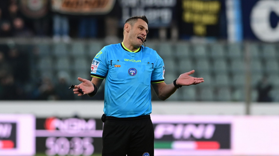 Mariani arbitra Torino-Inter, Napoli-Cremonese a Doveri