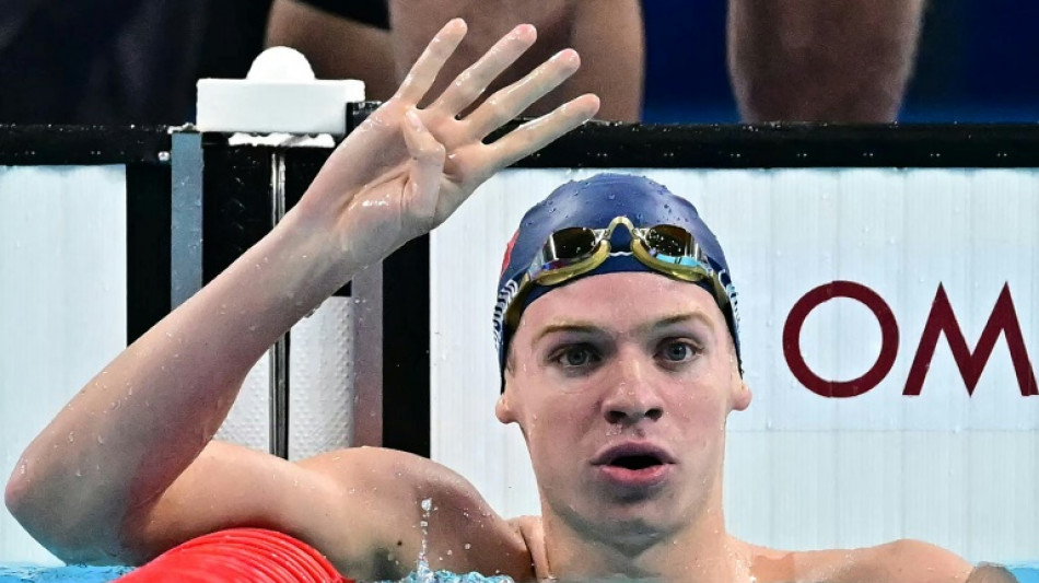 Natation: L&eacute;on Marchand remporte avec le 200 m quatre nages son 4e titre olympique