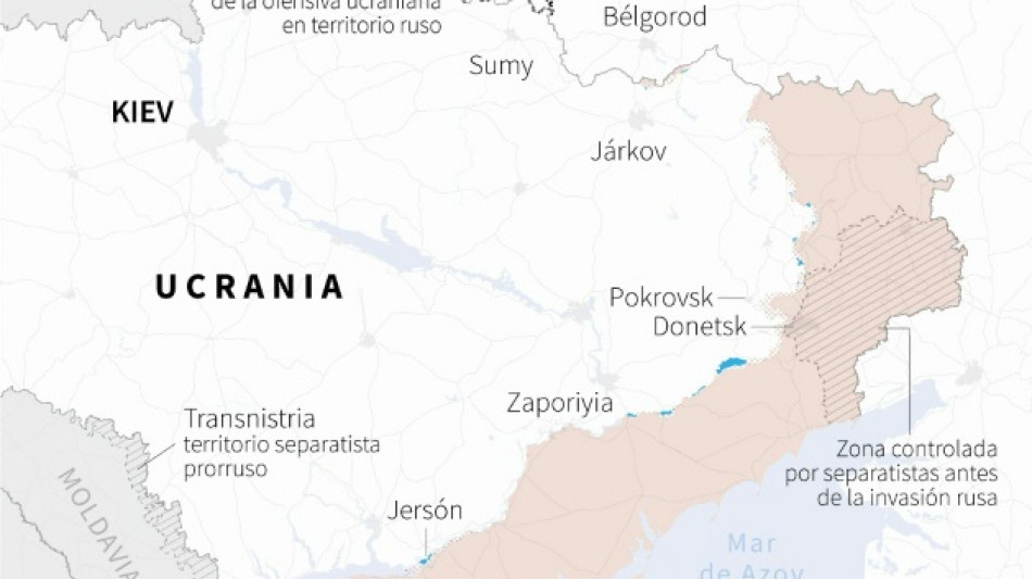 La contraofensiva rusa en la regi&oacute;n de Kursk fue "detenida", afirma un portavoz ucraniano a la AFP