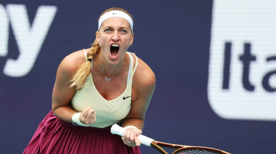 WTA: Kvitova affrontera Rybakina en finale &agrave; Miami