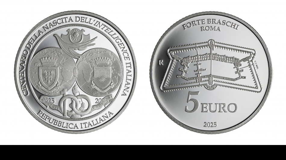 Una moneta celebra i 100 anni dell'intelligence italiana