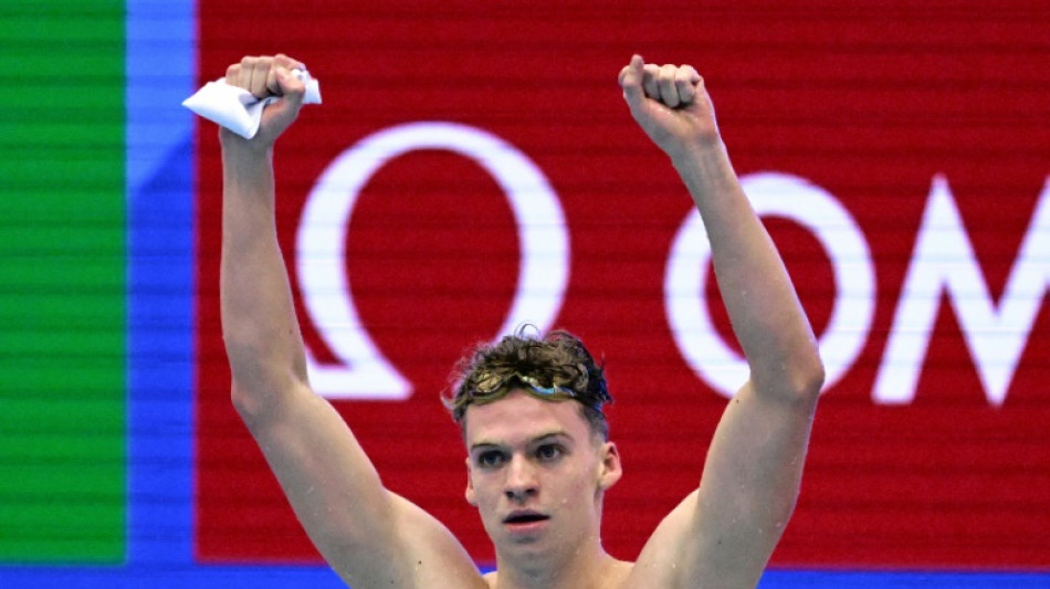 Mondiaux de natation: L&eacute;on Marchand champion du monde du 200 m 4 nages 