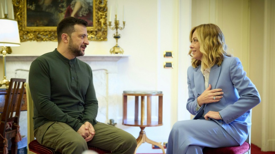 Zelenski se asegura el apoyo de la primera ministra italiana en su campa&ntilde;a para conseguir armas