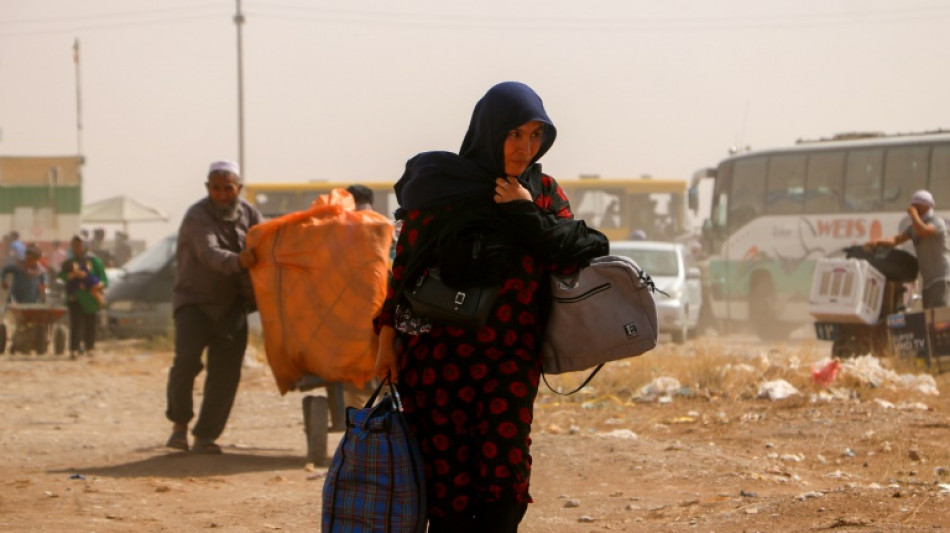 Près de 450.000 Afghans ont quitté l'Iran depuis le 1er juin