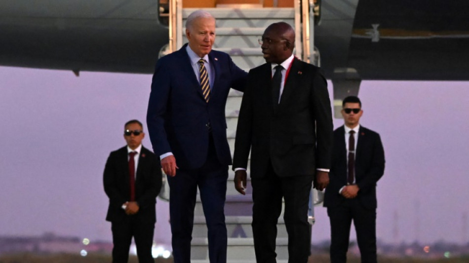 Lleg&oacute; Joe Biden a Angola en la primera y &uacute;nica visita de su mandato al continente africano