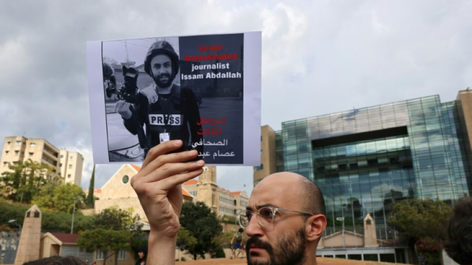 Los periodistas bombardeados en L&iacute;bano fueron tomados como "blancos", afirma RSF