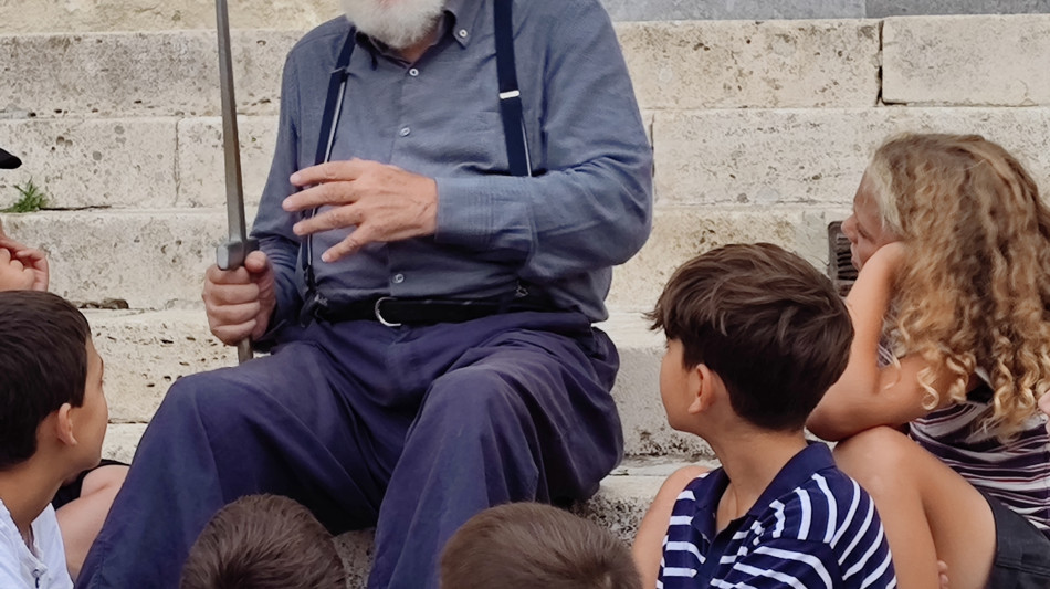 Al via le riprese del corto Il tempo finito con il Maestro dei pupi Mimmo Cuticchio