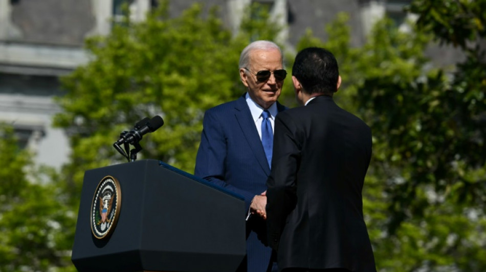 Biden exalta los lazos "inquebrantables" EEUU-Jap&oacute;n al recibir a su primer ministro
