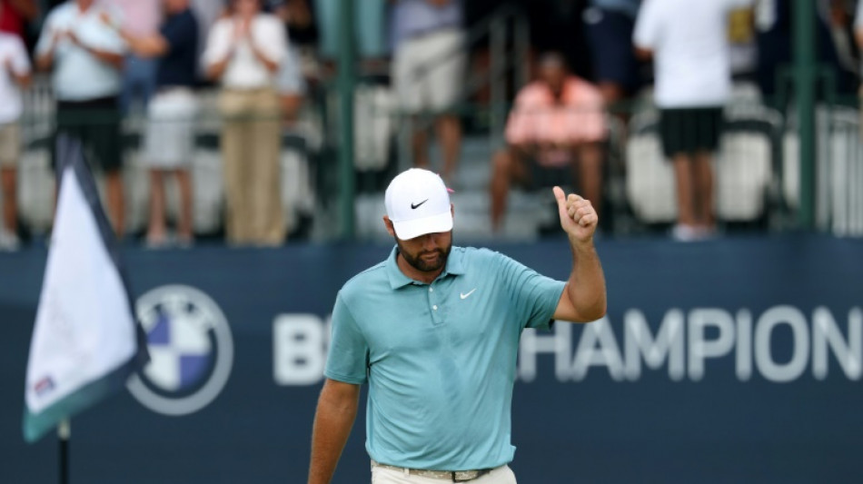No.1 Scheffler outlasts MacIntyre to win BMW Championship