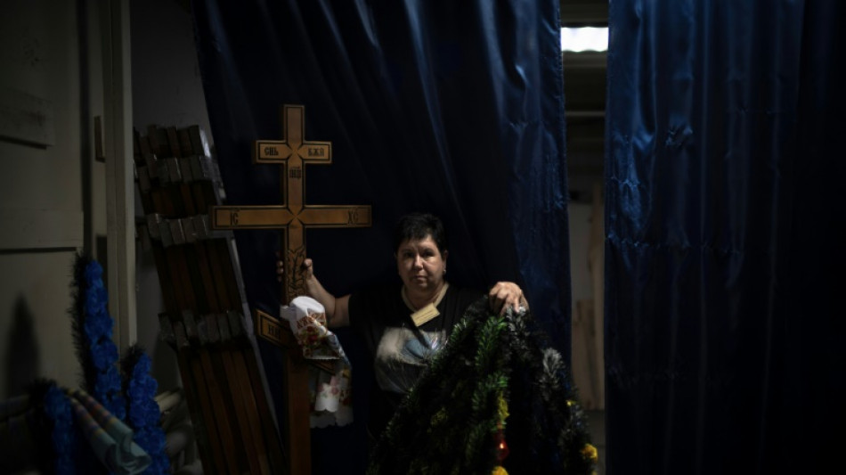 Ukraine's funeral workers bearing the burden of war