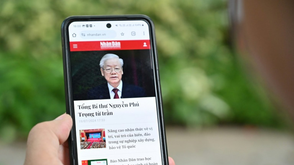 D&eacute;c&egrave;s du principal dirigeant vietnamien Nguyen Phu Trong 
