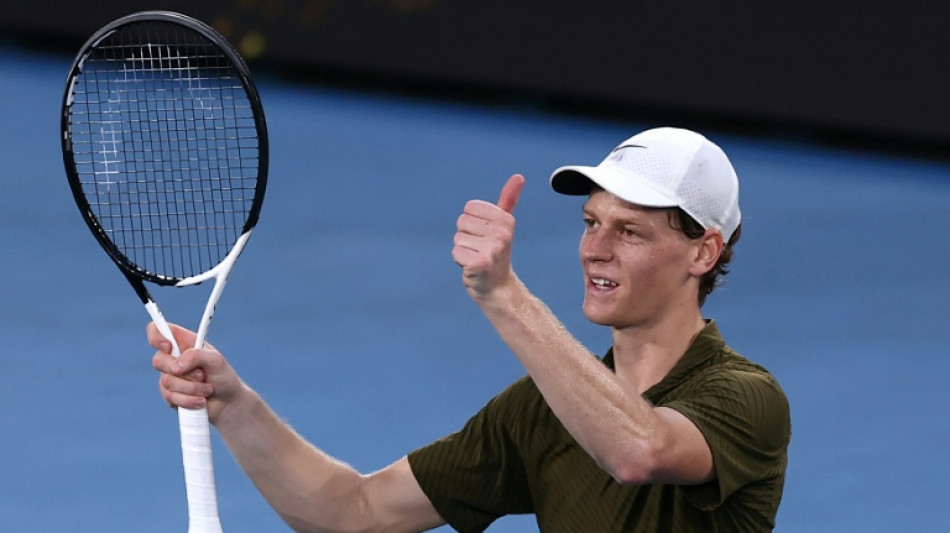 Sinner races on, dethroned Keys eats pie as heatwave hits Melbourne