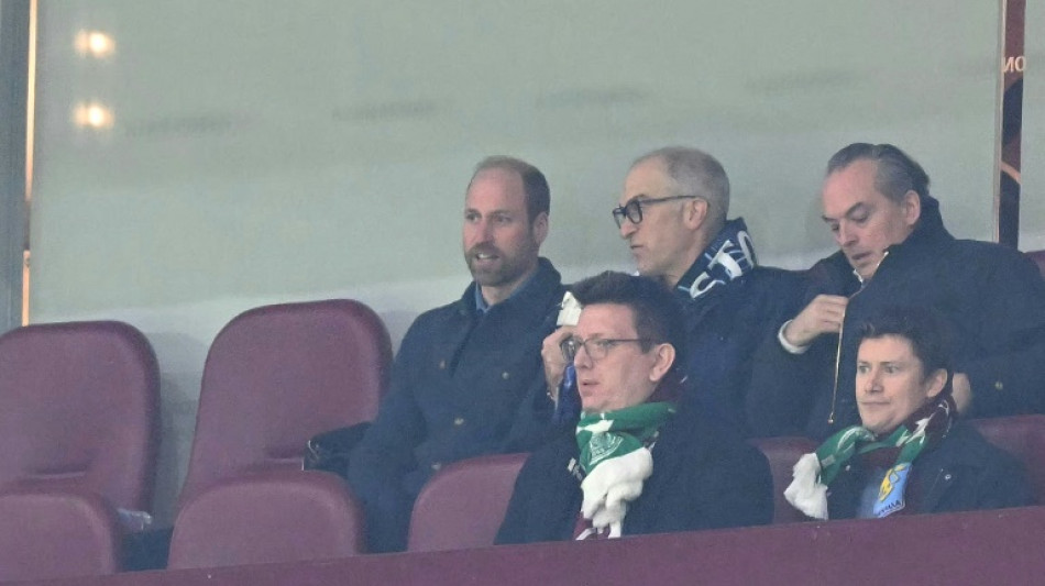 You're kidding! Prince William reveals Aston Villa superstitions