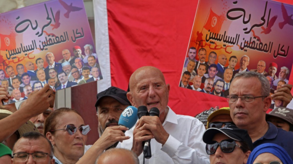 Tunisia protest marks two years since president's power grab