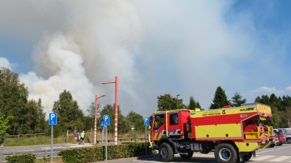 La Belgique face &agrave; un incendie de plus de 1.650 hectares