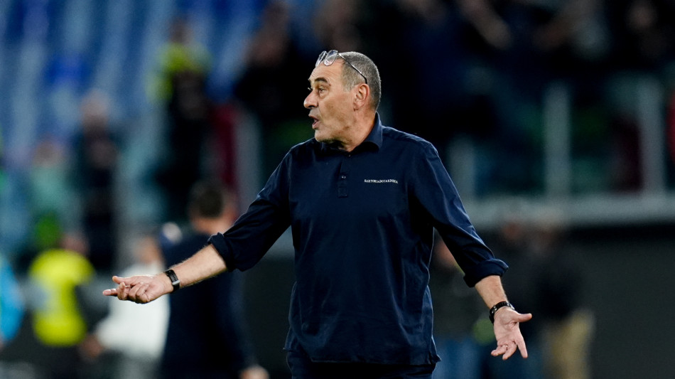 Sarri 'Lazio cresce, stiamo diventando forti mentalmente'