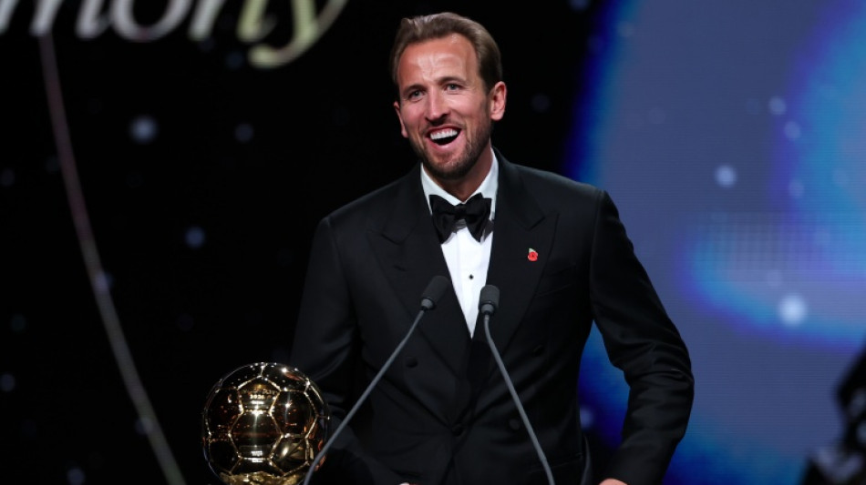 Harry Kane wins men's Ballon d'Or