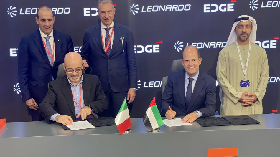 Leonardo, nel 2026 la jv con Edge negli Emirati