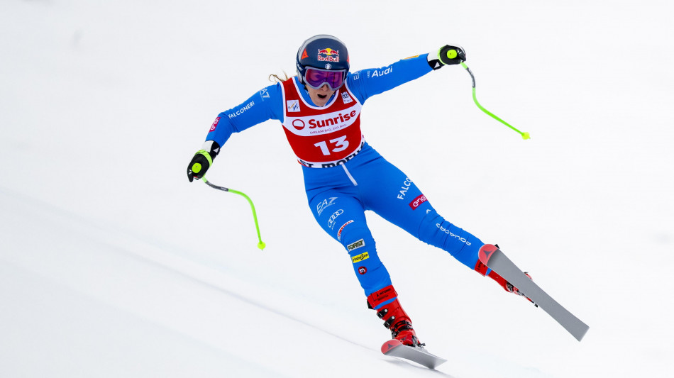 Sci: prova di libera a St. Moritz, Goggia in scia di Haehlen