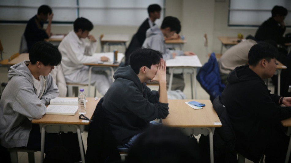 South Korea halts flights for college entry exam