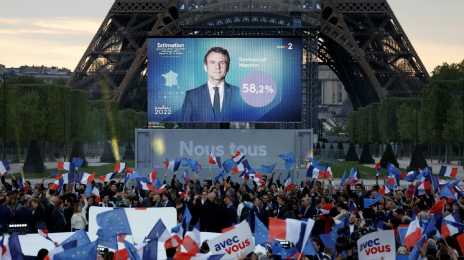 Frankreichs Pr&auml;sident Macron gewinnt Stichwahl gegen Le Pen
