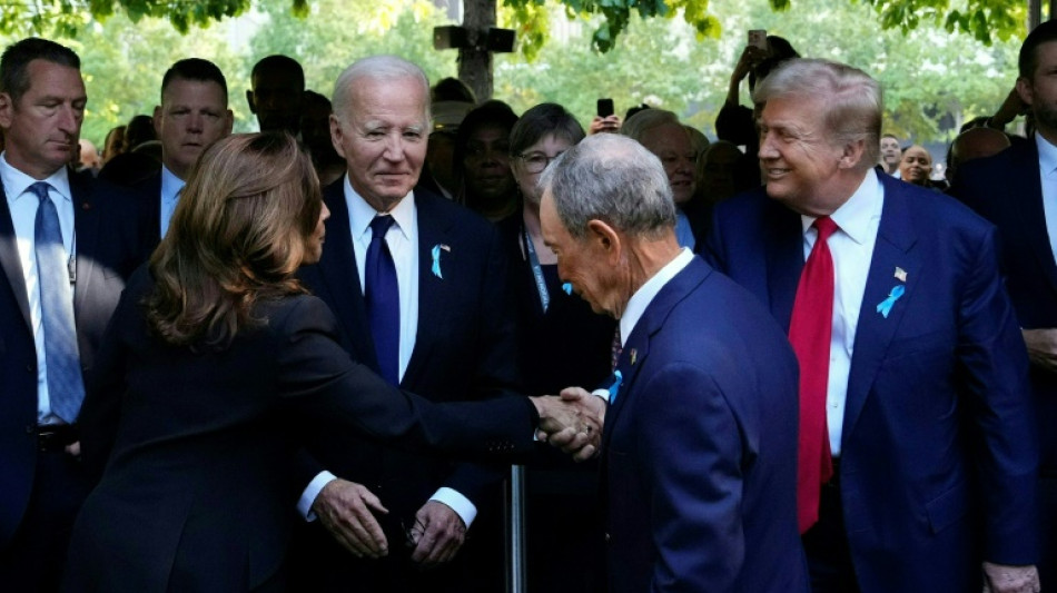 Tregua ef&iacute;mera entre Trump y Harris por el aniversario del 11-S