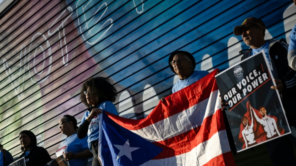 "&iexcl;Fuera!": latinos protestan contra Trump en Pensilvania tras comentarios sobre Puerto Rico