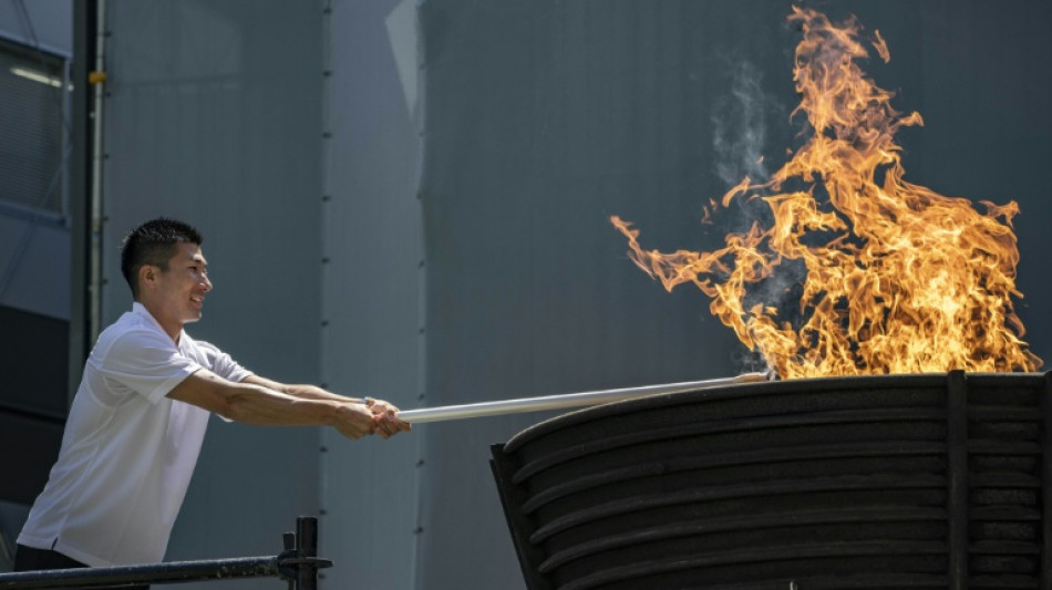 Japan lights torch as countdown begins to Asian Games