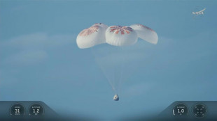 Los cuatro astronautas de Crew 12 retornaron a la Tierra