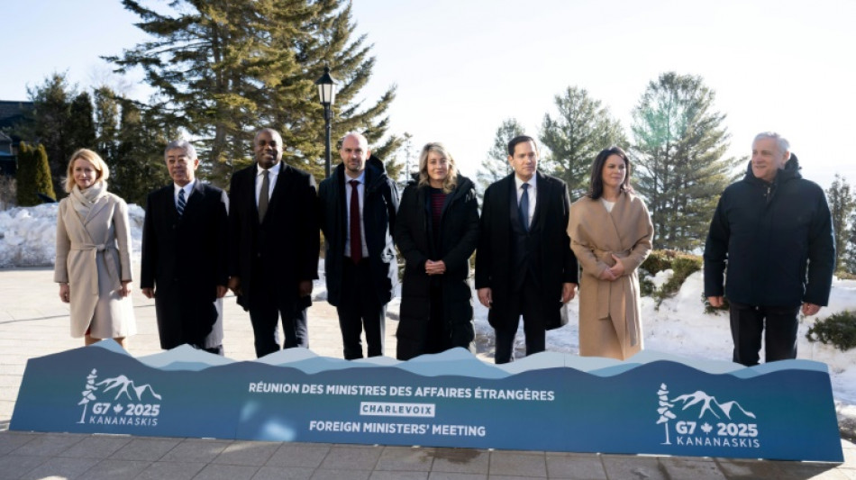 G7-Au&szlig;enministertreffen beginnt im Schatten von Zollstreit und Ukraine-Differenzen mit USA