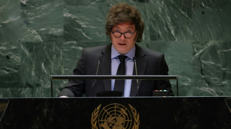Argentino Milei denuncia la "agenda ideol&oacute;gica" de la ONU en un filoso discurso