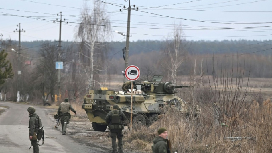 Russische Truppen und ukrainische Armee liefern sich K&auml;mpfe um Kiew