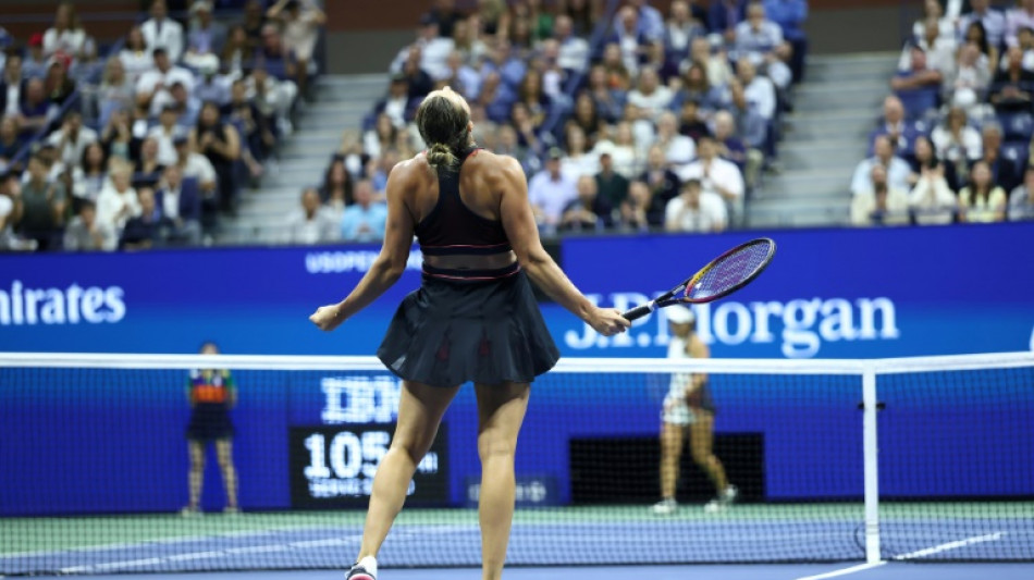 Battling Sabalenka holds off Pegula to reach US Open final