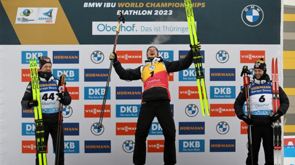 Biathlon: Johannes Boe champion du monde de sprint, tripl&eacute; norv&eacute;gien