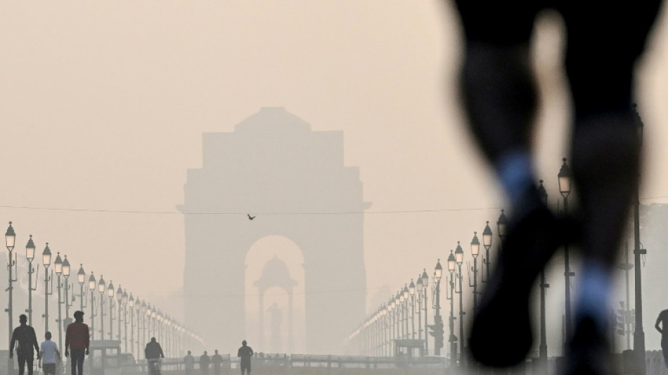 Nube t&oacute;xica en Nueva Delhi despu&eacute;s de la fiesta hind&uacute; del Diwali