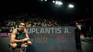 Duplantis breaks his own pole vault world record with leap of 6.27m