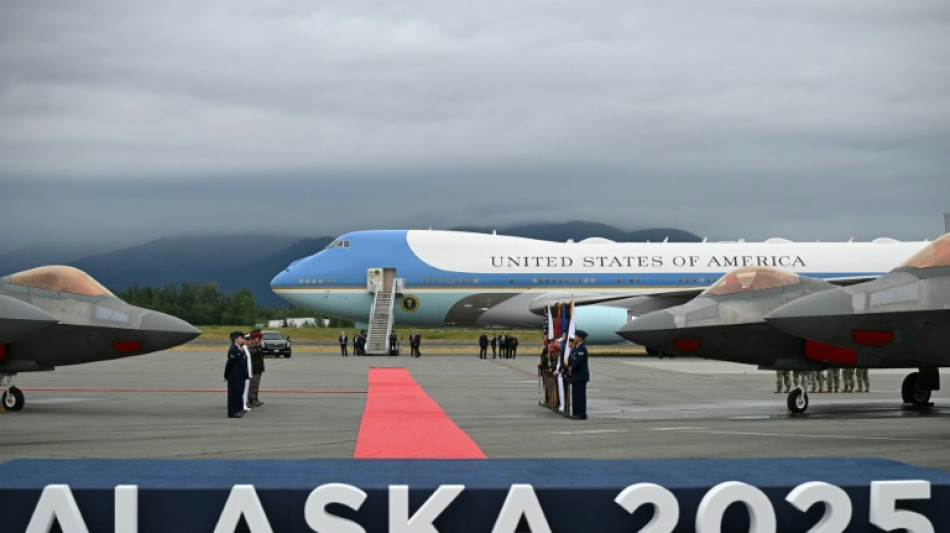 Trump lands in Alaska for summit with Putin